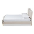 thumbnail image 2 of Baxton Studio Felisa Upholstered Wood Queen Platform Bed in Beige, 2 of 8