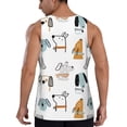 thumbnail image 3 of Gaeub Puppy Men's Athletic Tank Top, Workout Sleeveless Shirts, Running Tank Tops for Gym, Running, Training - Large, 3 of 9