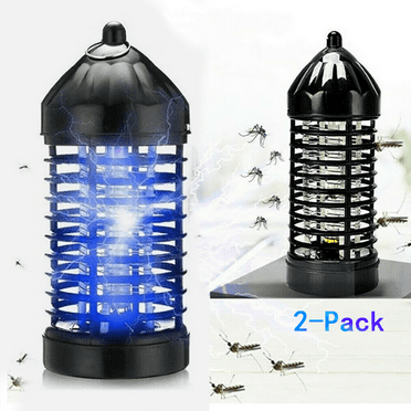 2 Pack LED Mosquito Killer - Electric Insect Zapper Lamp for Indoor Outdoor Use, Fly Trap with UV Light.