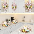 thumbnail image 4 of Easter Egg Candle Rings Wreaths Artificial Spring Easter Egg Berry Wreath For Front Door Hanging Kitchen Cabinet Wreath With Ribbon For Porch Wall Window Farmhouse Decor, 4 of 9