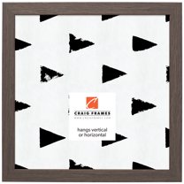 Craig Frames Farmhouse Essentials, 24x24 inch Picture Frame, Mocha Brown