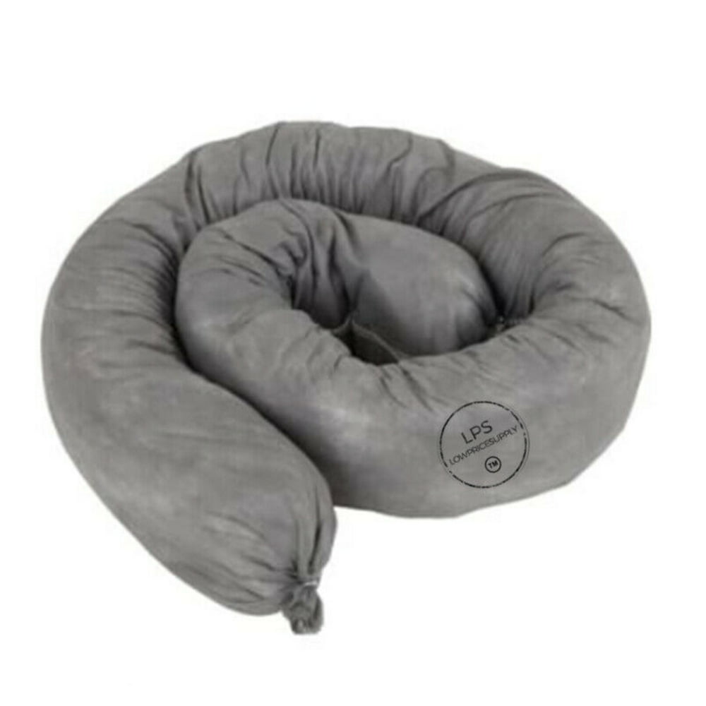 4 PACK GRAY 3" x 48" Resistant Absorbent Sock Water Absorbing Snake