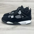 thumbnail image 2 of N I-K-E A i r-Jor-dan 4 Retro White Thunder Black Shoes FQ8138-001 Mens Size 16, 2 of 6