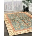 thumbnail image 2 of Ahgly Company Indoor Rectangle Abstract Brown Gold Oriental Area Rugs, 7' x 9', 2 of 6