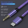 thumbnail image 6 of Aux to USB C,ABCPOW Aux Cord to Type C USB C to 3.5mm Aux Adapter Male Aux Cord Jack Cable for Android,Samsung,Car,Stereo Radio,Audio Jack Cable,C Type to Auxiliary Adapter,Speaker,Headphone, 6 of 6