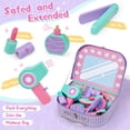 thumbnail image 4 of Set de maquillaje Toyssa Wooden Pretend para niños de 3 a 5 años con almacenamiento, 4 of 9