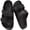 Black, variant on Kids Double Buckle Slide Sandals – Boys & Girls Backless Summer EVA Sandles, Lightweight Adjustable Comfort Shoes for Beach, Pool, Shower & Outdoor Play