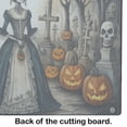 thumbnail image 3 of La Catrina Skeleton Spooky Halloween Glass Cutting Board Large 12 in x 15 in, 3 of 5