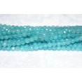 thumbnail image 2 of K-KED Natural 4mm Brazil Faceted Aquamarine Gems Round Loose Beads 15 ", 2 of 7