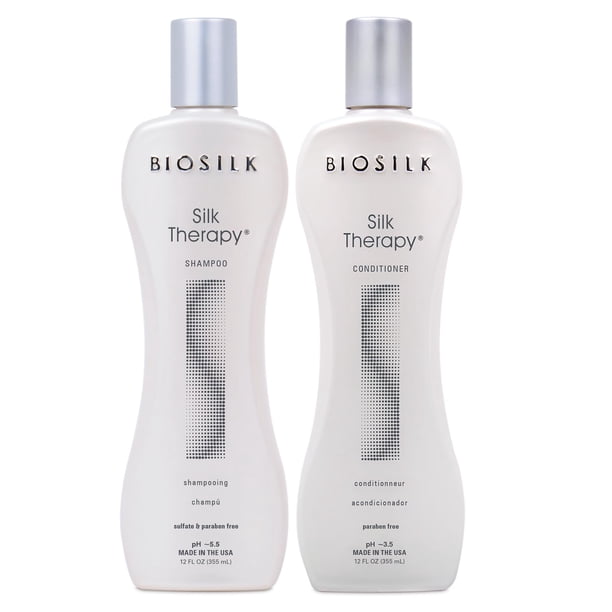 Biosilk Silk Therapy Duo Set Shampoo and Conditioner 12 Oz
