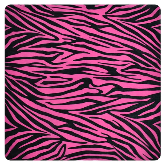 RUISINERY Vintage Hiphop Zebras Fashion Bandana Sqaure Scarf for Men and Women Headband Hair Wrap Neck Scarf Wristband