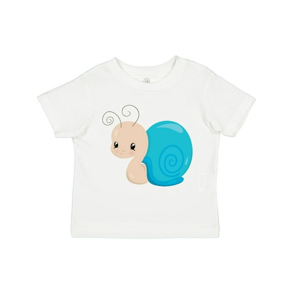 Inktastic Adorable Blue Snail Boys or Girls Toddler T-Shirt