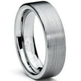 thumbnail image 1 of Tungsten Carbide Men's Brushed Wedding Band Ring Comfort Fit 6MM, 1 of 4