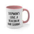 thumbnail image 4 of Stepmom Gifts Two-Tone 11oz Mug "Stepmom's love, a beacon in our storms.", 4 of 4