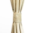 thumbnail image 4 of Your Chair Covers - 52 X 84 Inch Velvet Curtains with Grommets Beige - 2 Panels, 4 of 6