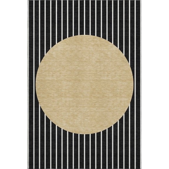 Dalyn Rugs Premium Machine Washable Mayfield AMF994 Black 2'6" x 3'10" Rug