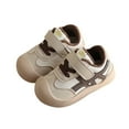 thumbnail image 2 of Viluyesy Shoes for Kid Girls Casual Fashion Flat Bottom Comfortable Girls Casual Footwear Khaki Size 27, 2 of 7