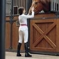 thumbnail image 7 of HORZE Fia Kids' Equestrian Long Sleeve Moisture Wicking Shirt for Training, Shows, 7 of 7