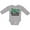 AC-Heather Grey, variant on Inktastic Future Volleyball Player Boys Long Sleeve Baby Bodysuit