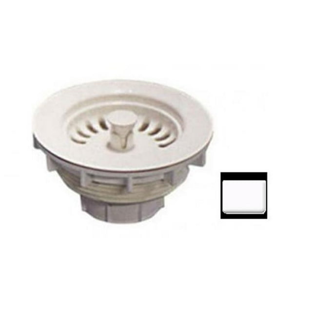 Whitehaus Collection RNW50-WH 3.50 in. Basket strainer- White