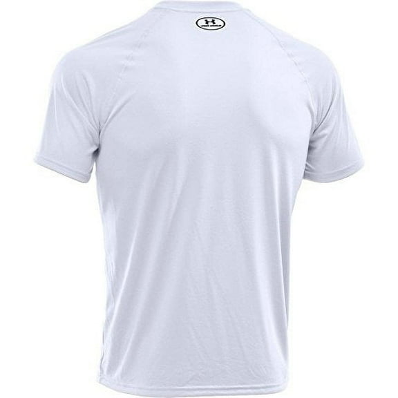 Under Armour Men's UA Tech Short Sleeve T-Shirt - White/Black XL