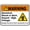 Warning Sign 3, variant on Warning Electrical Hazard Authorized Personnel Only No.6577 - 8"x12" Metal Tin Sign, Shock/Death Risk Alert
