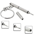 thumbnail image 5 of Solución para la reparación de anteojos, kit de reparación para el hogar y viajes, herramienta para reparar relojes y teléfonos celulares, destornillador de acero inoxidable con llavero y agarre, 5 of 5
