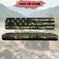 thumbnail image 4 of Uorisanigo UTV Seat Cover Scratch-Proof Green Camo American Flag Mule Bench Seat Cover Compatible with Kawasaki Mule 3000 3010 3020, Replacement UTV Accessories Non-Slip Seats Cushion, 4 of 7
