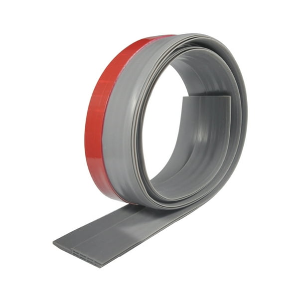 Tira de silicona para puerta de 100 cm con respaldo autoadhesivo para juntas de puertas o ventanas