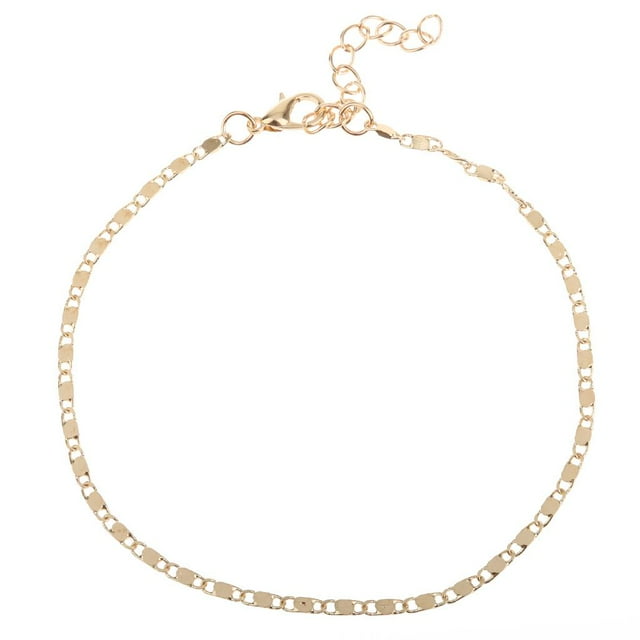 Pulsera de tobillo de oro Hugo