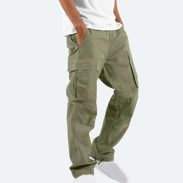 Soft Cargo Pants — Olive Green