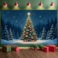 thumbnail image 4 of Decorative Design Christmas Banner Festive Theme Holiday Banner for Christmas Celebration Winter Decoration Indoor Party, 4 of 9