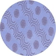 thumbnail image 1 of Ahgly Company Indoor Square Patterned Medium Slate Blue Area Rugs, 3' Square, 1 of 6