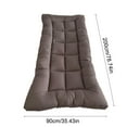 thumbnail image 3 of Foldable Mattress 35x79 Inch Thickened Fiber Bed Pad Tatami Style for Enhanced Support and Comfort Coffee Color, 3 of 6