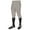Grey, variant on CHAMPRO Triple Crown 2.0 Baseball Knickers, Youth Large, White
