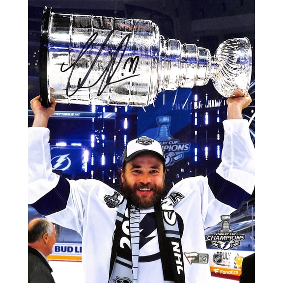 Victor Hedman Signed 8x10 Tampa Bay Lightning Stanley Cup Hockey Photo Fanatics