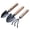 Medium Three-piece Set, variant on Horticultural tool set - Miniature garden tools - Multi-functional shovel, rake and spade - Household plant soil loosening tool - Small sge Three-piece Set