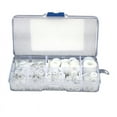 thumbnail image 2 of 500Pcs/Box M2 M2.5 M3 M4 M5 M6 M8 M10 White Plastic Nylon Washer Flat Spacer Washer Seals Gasket Kit, 2 of 19