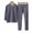 Blue, variant on Brondbend Long Sleeve Pajama Set for Women V-neck Long Sleeved Top&Pants Print Blouse Baggy Straight Leg Trousers Nightwear Trendy Lady Outfits Loose School Fall Winter Suit
