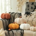 thumbnail image 2 of Edunwind Fall Decorations 3D Pumpkin Throw Pillow Fluffy Plush Pumpkin Stuffed Animal Toy Savings Perfect for Home Decor, Halloween, Christmas or Birthday Party, 2 of 6