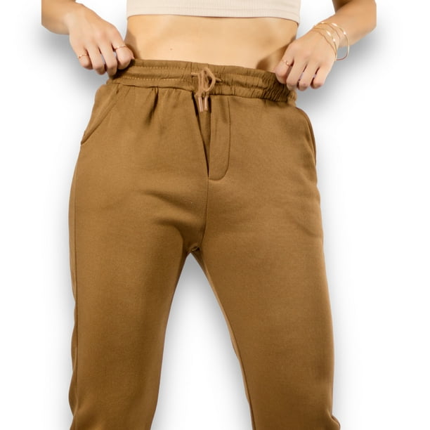 SET DE 3 PANTS DE MUJER JOGGER PANTS DE TELA FELPA