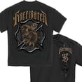 thumbnail image 7 of Firefighter Vintage Firefighter 100% Cotton Charcoal Gray T-Shirt X-Large, 7 of 7