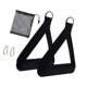 thumbnail image 3 of 2 piezas de banda de resistencia de agarre de entrenamiento, correa de nailon, accesorios de entrenamiento con broche Negro, 3 of 9