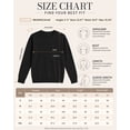 thumbnail image 7 of QUALFORT Women’s Crew Neck Pullover Sweater, Soft Midweight Long Sleeve Wool Blend Knit Top, Black, Size XL, 7 of 7