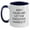White/Navy, variant on Keep Calm and Let the Executive Handle It Funny Two Tone Coffee Mug Gifts for Executives by Friends