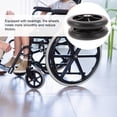 thumbnail image 2 of 2 Pcs Roues avant de Fauteuil Roulant Marcheur Antidérapant Roulettes de Remplacement, 2 of 8