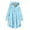 Blue-01, variant on CALAFEBILA Women Coat & Jacket,Women Plus Size Button Plush Tops Hooded Loose Cardigan Wool Coat Winter Jacket