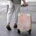 thumbnail image 3 of Pioneer Flower Floral Print Pattern Luggage Cover Fashion Suitcase Cover Baggage Covers Fit 25-28 Inch Luggage (Go Travel), 3 of 5