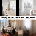 thumbnail image 5 of SJHmoo Mosquito Netting for Porch/Patio/Canopy/Garden, Outdoor Sheer Tulle Curtains Mesh Net, Decoration Netting for Party Wedding Arch Draping&Ceiling Drapes Fabric, Beige 54x84in, 5 of 9