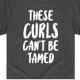 thumbnail image 3 of Instant Message - These Curls Can't Be Tamed  - Toddler And Youth Short Sleeve T-Shirt, 3 of 6